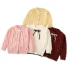 Niños primavera otoño tejer tops bebé lindo dibujos animados infantiles versátil abrigos niños otoño invierno nuevo Specification image